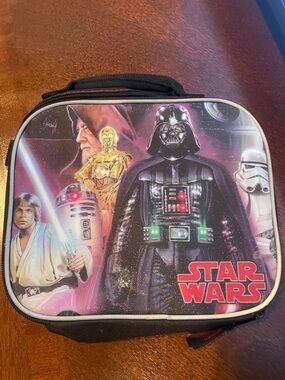 Star Wars Black & Red Character Lunch Sack with Multi-Color Heroes